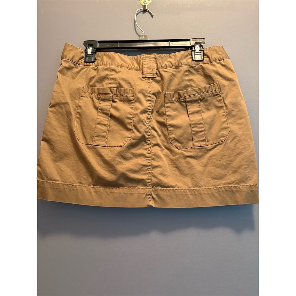 Old Navy Women's Size 8 Beige Mini Skirt with Pockets Casual Babydoll Princess - Picture 6 of 12